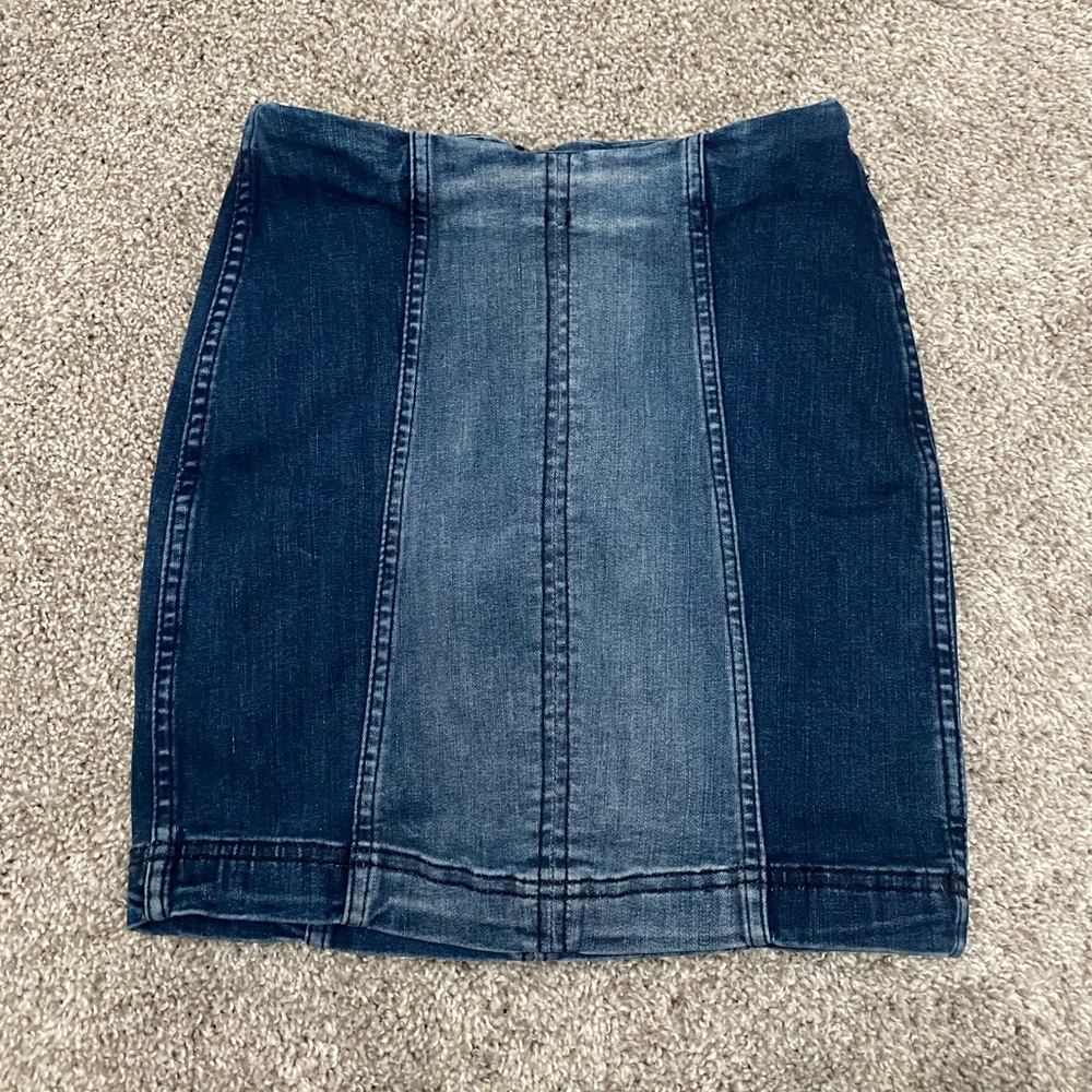 Free People Denim Skirt